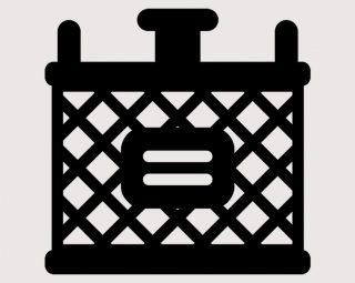 Ac evaporator solid icon design